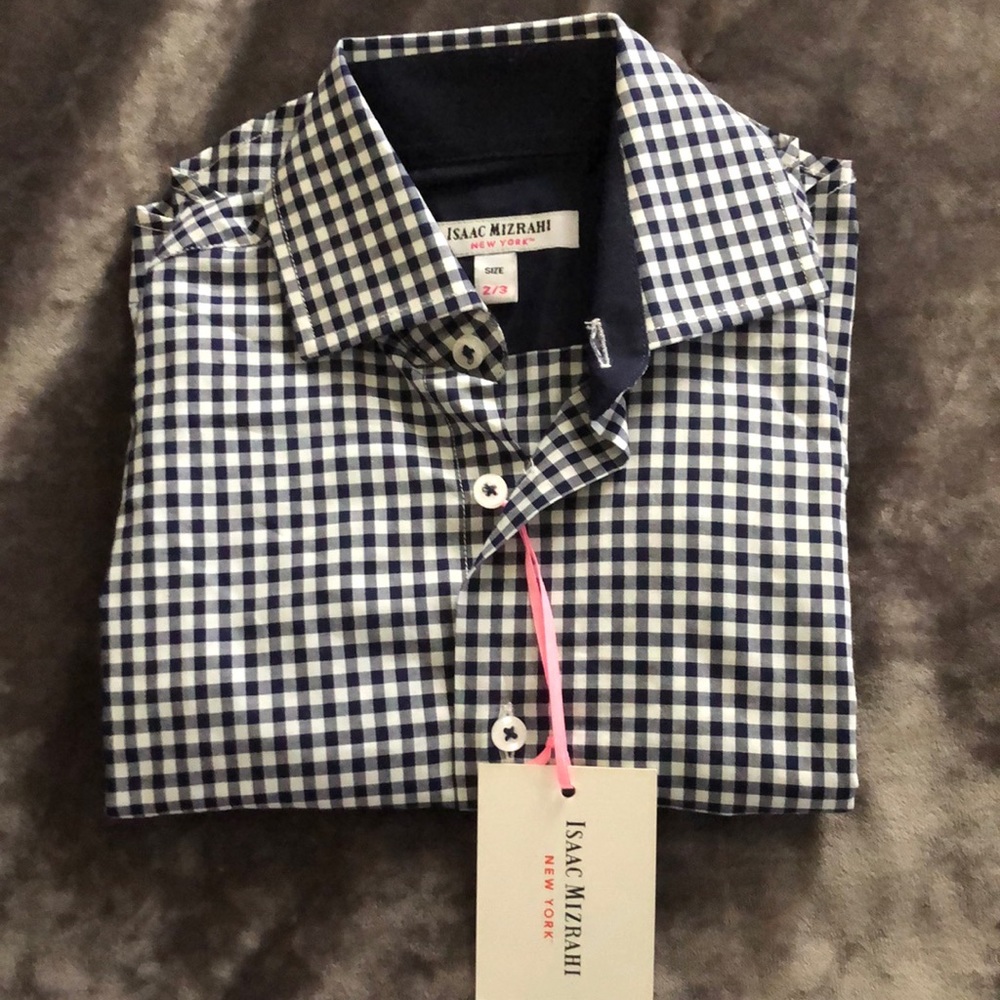 NEW 2T/3T Isaac Mizrahi button down